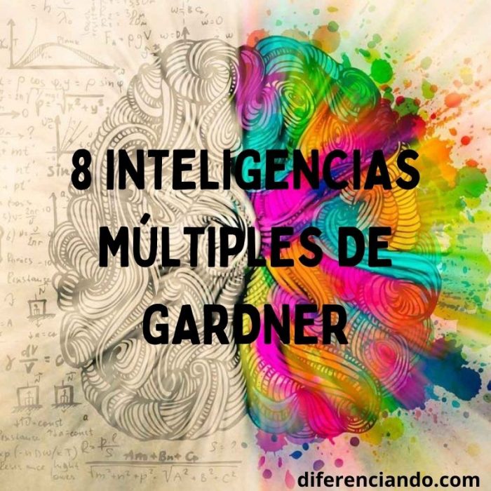 Teoría de las 8 Inteligencias Múltiples de Gardner - Diferenciando
